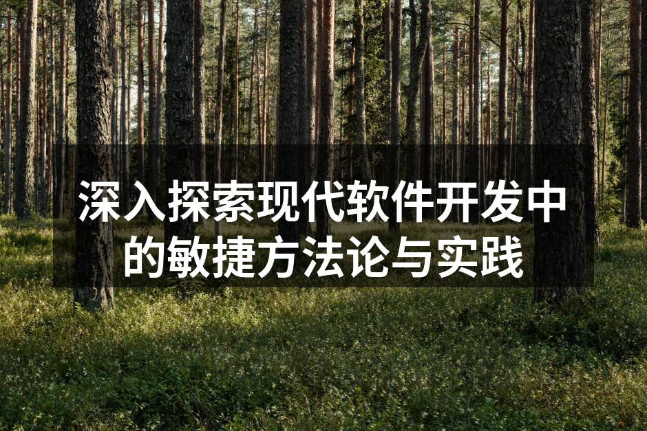 敏捷开发流程示意图